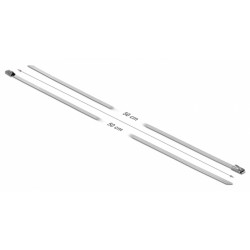 DELOCK μεταλλικός σφιγκτήρας καλωδίων 18770, 500x4.6mm, 10τμχ