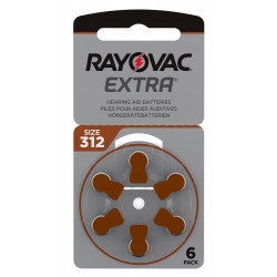 RAYOVAC μπαταρίες ακουστικών βαρηκοΐας 312MF, mercury free, 1.4V, 6τμχ