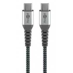 GOOBAY καλώδιο USB-C 49301, 60W, 480Mbps, 0.50m, μαύρο
