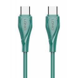 LDNIO καλώδιο USB-C σε USB-C LC611C, 65W PD, 1m, πράσινο