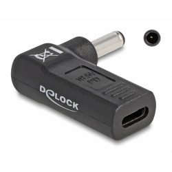DELOCK αντάπτορας τροφοδοσίας laptop 60007, USB-C σε Dell 4.5x3mm, μαύρος