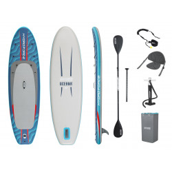BESTWAY φουσκωτή σανίδα SUP/kayak Oceana 6532B με αποσπώμενο κάθισμα, 305x84x15cm, μπλε