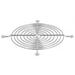 DELOCK σχάρα για 120mm ανεμιστήρα 67308, μεταλλική, ασημί