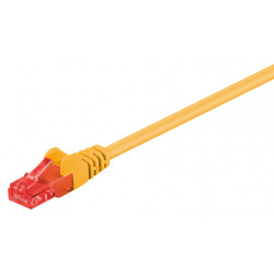 GΟOBAY καλώδιο δικτύου 68438, CAT 6 U/UTP, CCA, PVC, 1m, κίτρινο