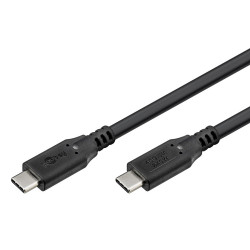 GOOBAY καλώδιο USB-C 74183, USB4, 240W, 40Gbps, 8K/60Hz, 1m, μαύρο
