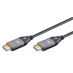 GOOBAY καλώδιο HDMI 2.1 76277 με Ethernet, AOC, 8K/60Hz, 48 Gbps, 40m, μαύρο