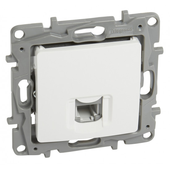 LEGRAND πρίζα RJ11 764569, λευκή