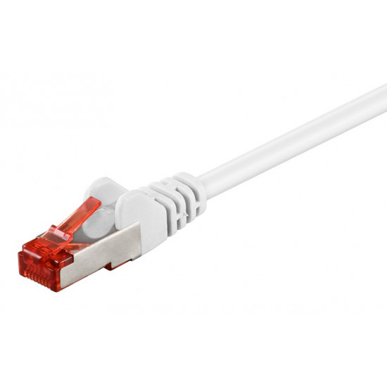 GOOBAY καλώδιο δικτύου 93511, CAT 6 S/FTP, copper, 250MHz, 7.5m, λευκό