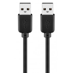 GOOBAY καλώδιο USB 2.0 Type A 93594, copper, 3m, μαύρο