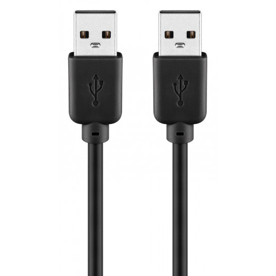GOOBAY καλώδιο USB 2.0 Type A 93594, copper, 3m, μαύρο