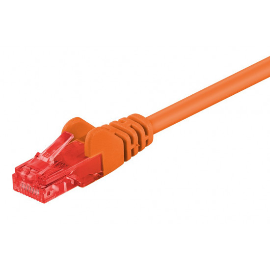 GOOBAY καλώδιο δικτύου 95262, CAT 6 U/UTP, CCA, 250MHz, 1m, πορτοκαλί