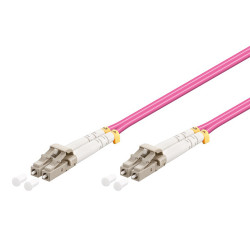 GOOBAY καλώδιο οπτικής ίνας LC-UPC 95935, Multimode OM4, 2m, βιολετί