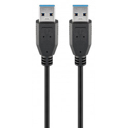 GOOBAY καλώδιο USB 3.0 96117, 5 Gbps, 5m, μαύρο
