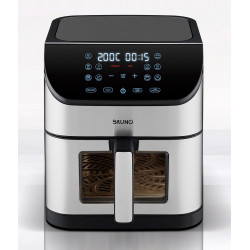 BRUNO φριτέζα αέρος BRN-0194, 8lt, 1800W, inox/μαύρη