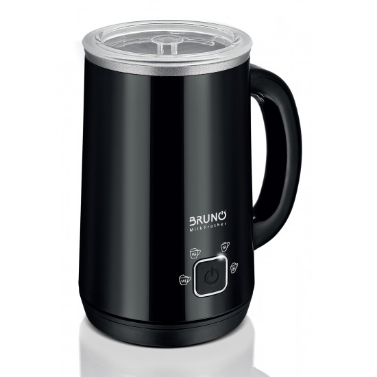 BRUNO συσκευή 4 σε 1 για ζεστό-κρύο αφρόγαλα BRN-0204, 280ml, 500W, ILAG επίστρωση, OTTER controler, μαύρη