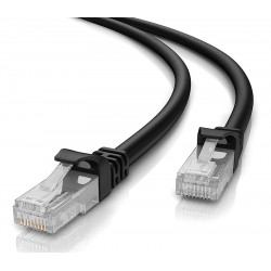 POWERTECH καλώδιο δικτύου CAB-N199, Cat 5e U/UTP, CCA 26AWG, 3m, μαύρο