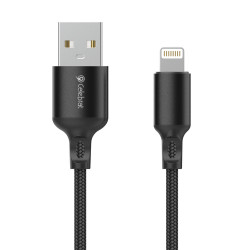 CELEBRAT καλώδιο Lightning σε USB CB-32, 2.4A, 1m, μαύρο