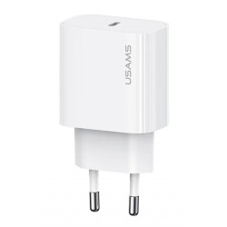 USAMS φορτιστής τοίχου CC226, USB-C, 20W, λευκός