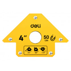 DELI μαγνητική γωνία συγκόλλησης DL-HDW50 με 45°/90°/135° γωνίες, 4