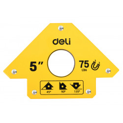 DELI μαγνητική γωνία συγκόλλησης DL-HDW75 με 45°/90°/135° γωνίες, 5