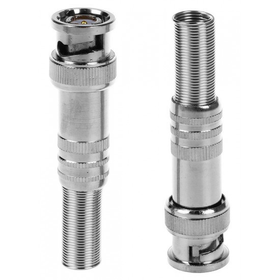 FOLKSAFE βύσμα BNC FS-RG59C-SL, 50Ω, 5τμχ