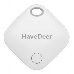 HAVEDEER smart tag ITAG03 για iOS συσκευές, Bluetooth tracker, λευκό