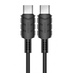 KAKUSIGA καλώδιο USB-C σε USB-C KSC-710, 60W, 480Mbps, 1.2m, μαύρο