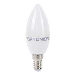 OPTONICA LED λάμπα candle C37 1429, 8W, 4500K, 710lm, E14