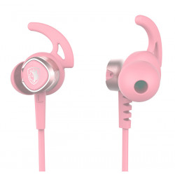 SADES gaming earphones Wings 20 με μικρόφωνο, 3.5mm, Φ12mm, 1.2m, ροζ