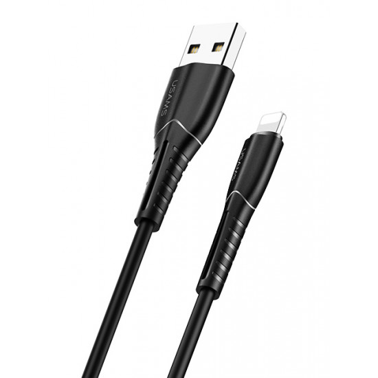 USAMS καλώδιο Lightning σε USB US-SJ364, 2A, 1m, μαύρο