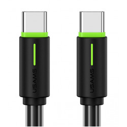 USAMS καλώδιο USB-C US-SJ734, 60W, 480Mbps, 1m, μαύρο