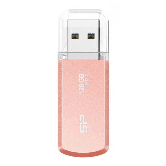 SILICON POWER USB Flash Drive Helios 202, 128GB, USB 3.2, ροζ χρυσό