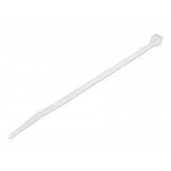 POWERTECH δεματικά καλωδίων TIES-049, 250x3.6mm, λευκά, 100τμχ