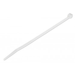 POWERTECH δεματικά καλωδίων TIES-057, 350x4.8mm, λευκά, 100τμχ