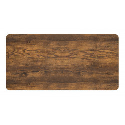 BRATECK επιφάνεια γραφείου TP12060R-2P, 120x60x1.8cm, καφέ ξύλινη