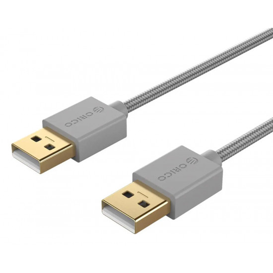 ORICO καλώδιο USB 2.0 U2-AA02, 480Mbps, 1m, γκρι