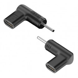 POWERTECH αντάπτορας τροφοδοσίας laptop YX-01, USB-C σε Samsung 3x1.1mm, μαύρος