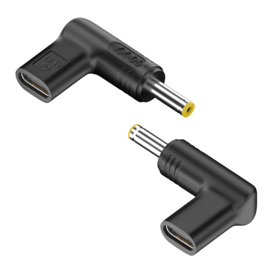 POWERTECH αντάπτορας τροφοδοσίας laptop YX-06, USB-C σε Acer 5.5x2.5mm, μαύρος