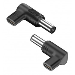 POWERTECH αντάπτορας τροφοδοσίας laptop YX-07, USB-C σε HP 7.4x5mm, μαύρος
