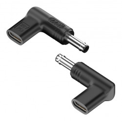 POWERTECH αντάπτορας τροφοδοσίας laptop YX-17, USB-C σε HP 4.8x1.7mm, μαύρος