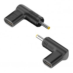 POWERTECH αντάπτορας τροφοδοσίας laptop YX-19, USB-C σε Asus 2.5x0.7mm, μαύρος