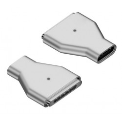 POWERTECH αντάπτορας τροφοδοσίας laptop YX-MS3, USB-C σε Magsafe 3, ασημί