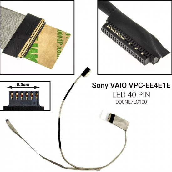 Καλωδιοταινία οθόνης για Sony VAIO VPC-EE4E1E LED TYPE A