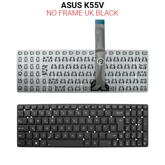 Πληκτρολόγιο Asus K55V UK No Frame