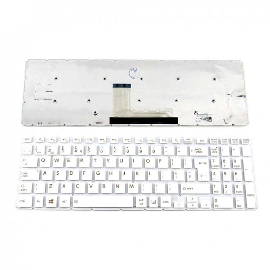 Πληκτρολόγιο Toshiba Satellite L50-B white UK