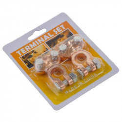 Πόλοι μπαταρίας χάλκινοι Ζεύγος