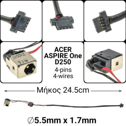 Dc Jack Acer Aspire One D250