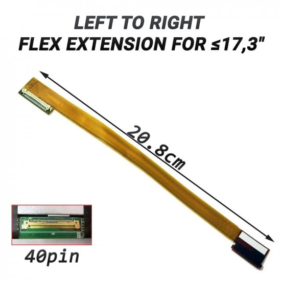 LEFT TO RIGHT FLEX EXTENSION FOR 17,3