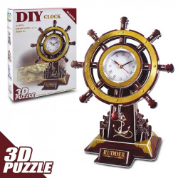 3D Puzzle Ρολόι Τιμόνι Καραβιού