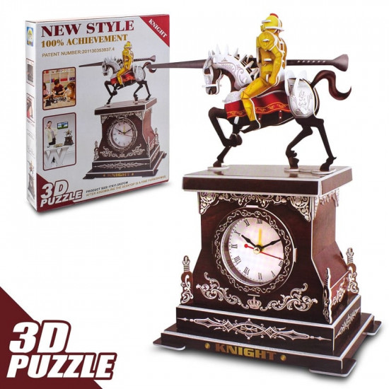 3D Puzzle Ρολόι Ιππότης